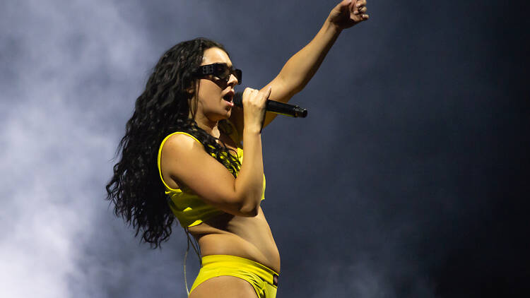 Charli xcx on stage